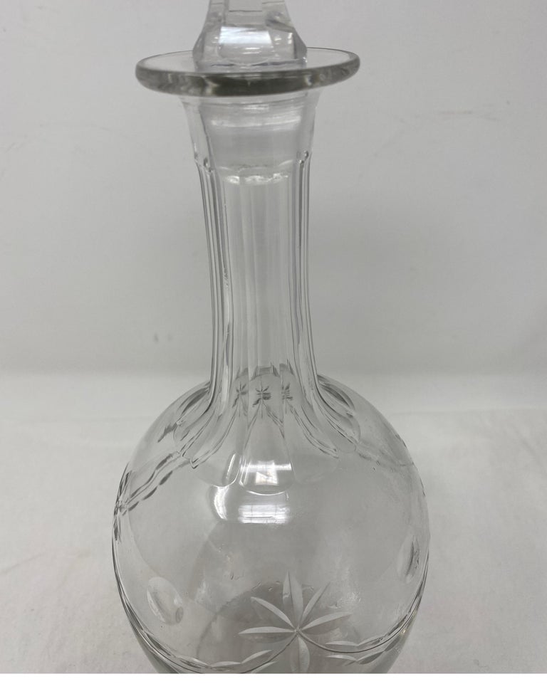 Antique French Decanter with Stopper
