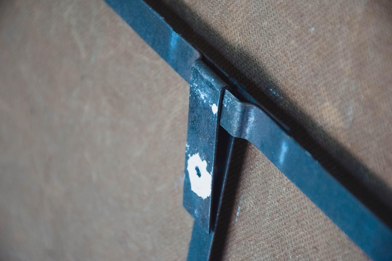 Oil on Panel with Iron Frame
