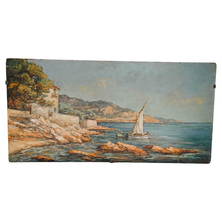 Oil on Panel with Iron Frame