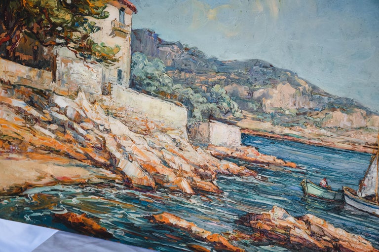 Oil on Panel with Iron Frame