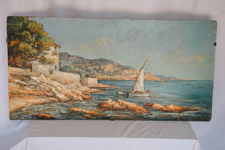 Oil on Panel with Iron Frame