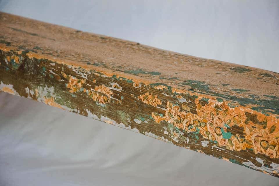 Rustic Painted Bench