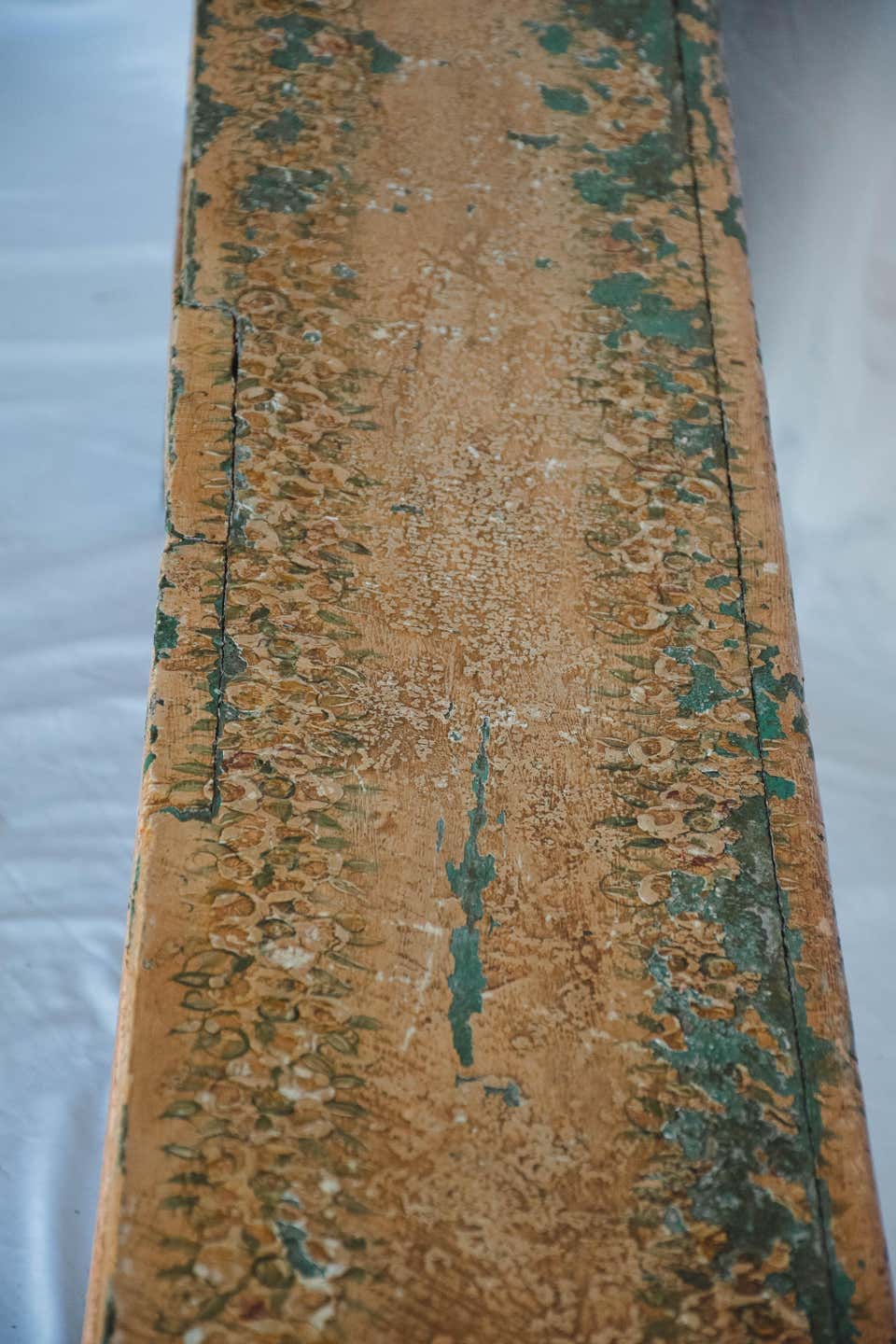 Rustic Painted Bench