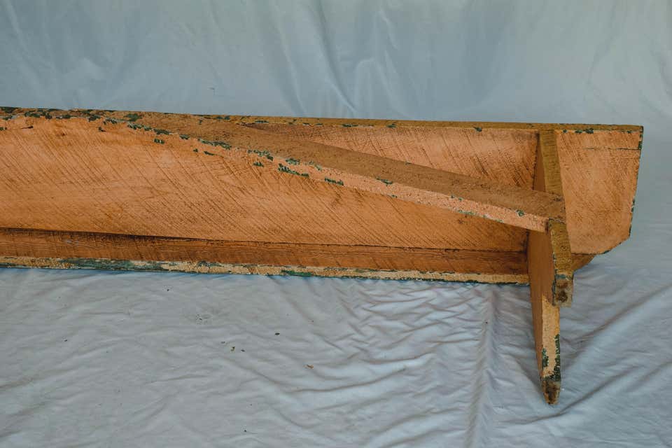 Rustic Painted Bench