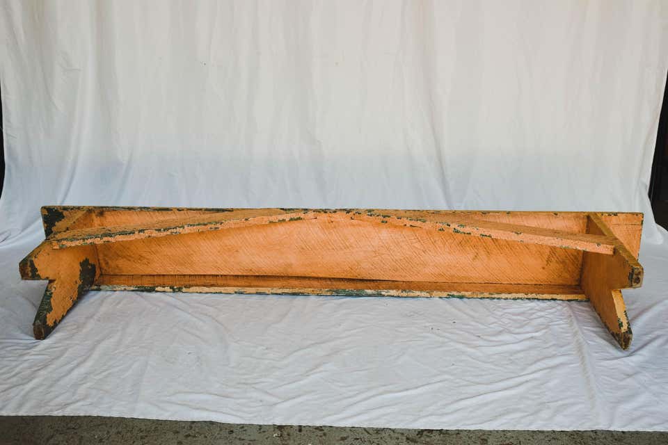 Rustic Painted Bench