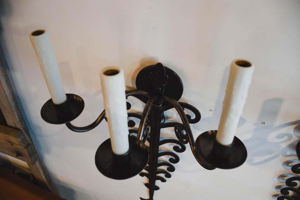 Pair of Late 19th Century Iron Sconces