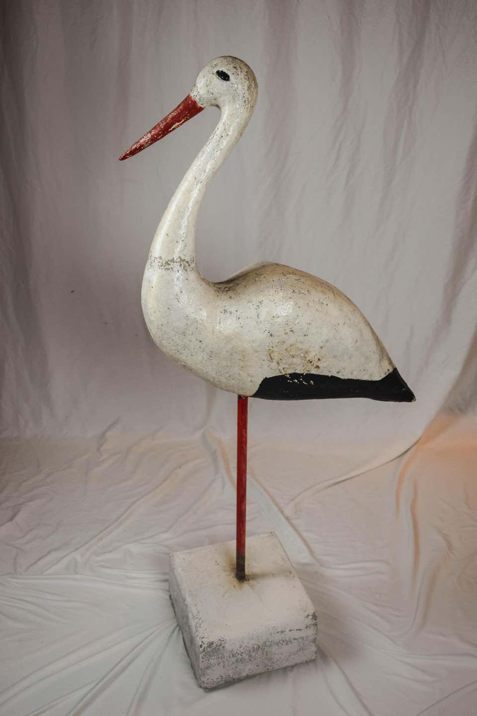 Vintage Concrete Shore Bird