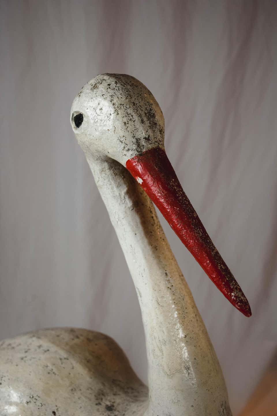 Vintage Concrete Shore Bird