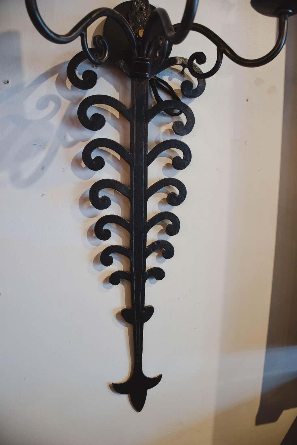 Pair of Late 19th Century Iron Sconces