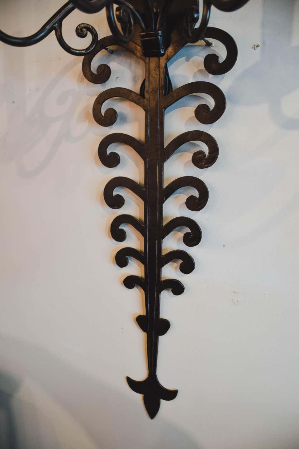 Pair of Late 19th Century Iron Sconces