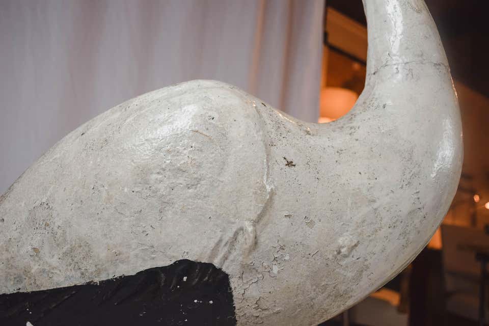 Vintage Concrete Shore Bird