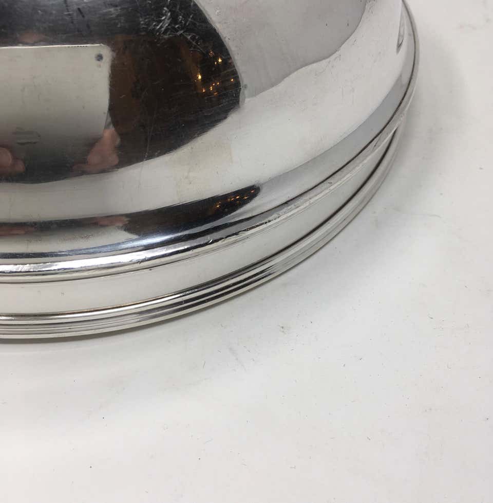 Vintage Hotel Silver Serving Dome