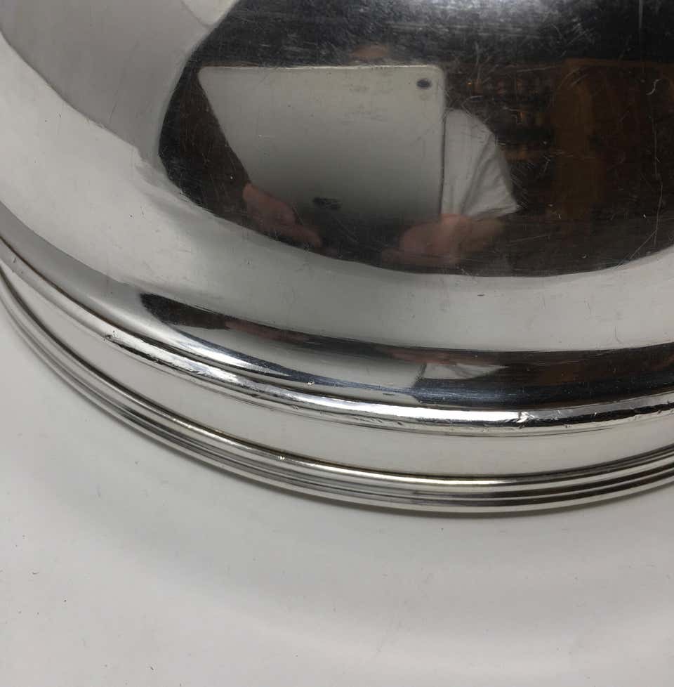 Vintage Hotel Silver Serving Dome