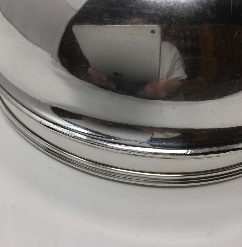 Vintage Hotel Silver Serving Dome