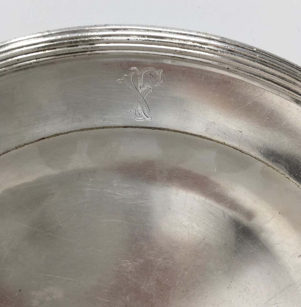 Villa De Fleurs Hotel Silver Serving Platter