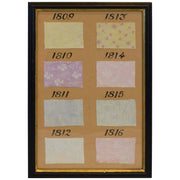 Framed Vintage French Fabric Sample