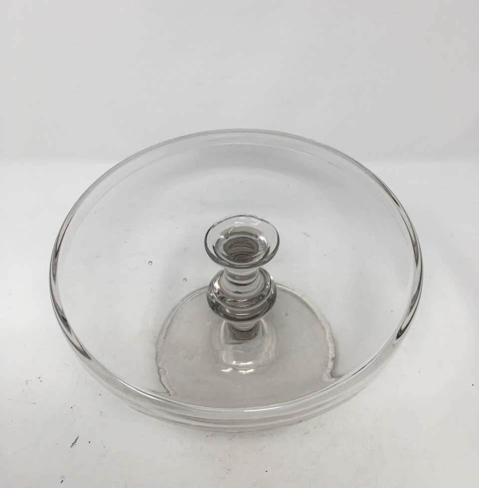 Vintage Pedestal Glass Cake Patisserie Stand