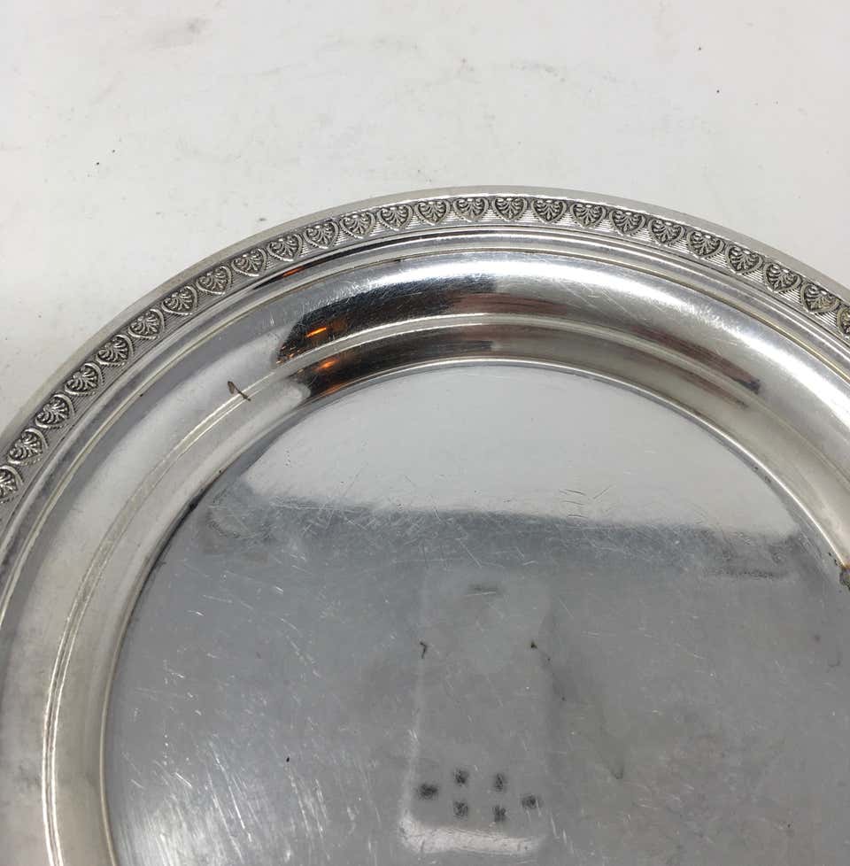 Vintage Hotel Silver Serving Platter