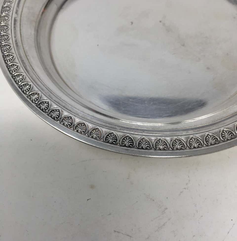 Vintage Hotel Silver Serving Platter