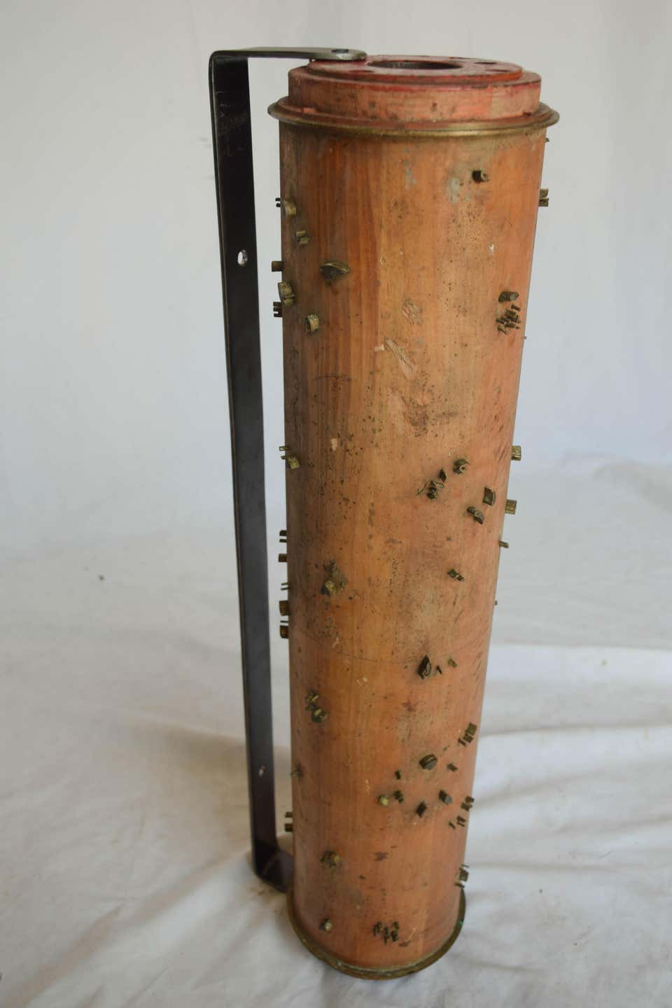 Wallpaper Roll with Metal Bracket