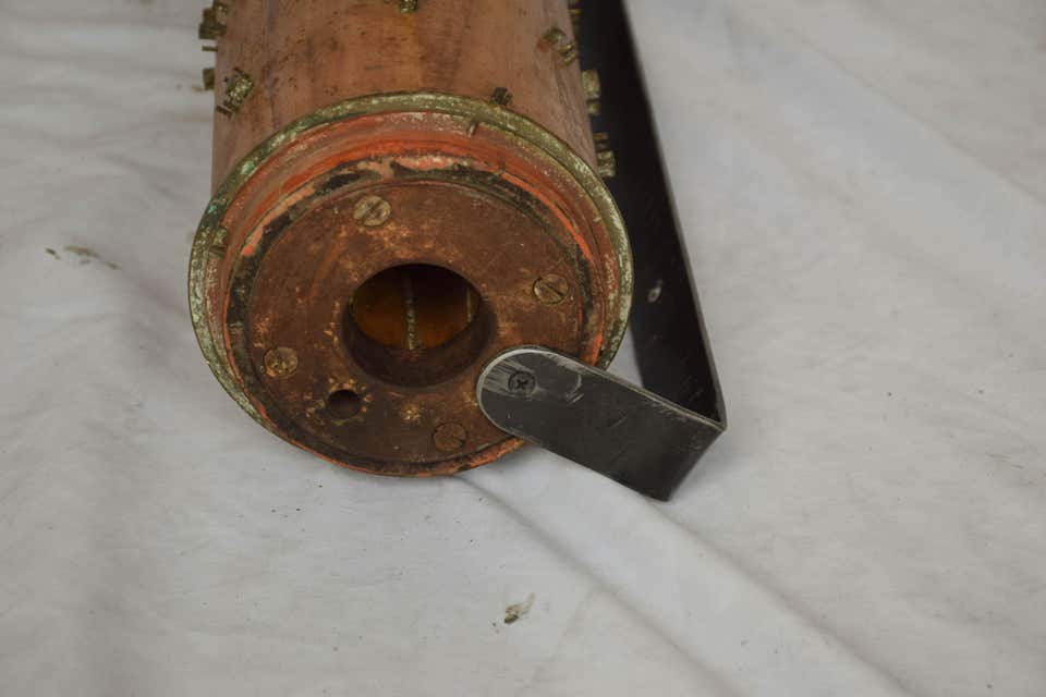 Wallpaper Roll with Metal Bracket
